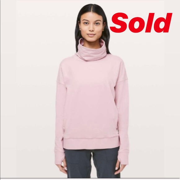 lululemon athletica Tops - Lululemon Go Forward Pullover Porcelain Pink Sz 4